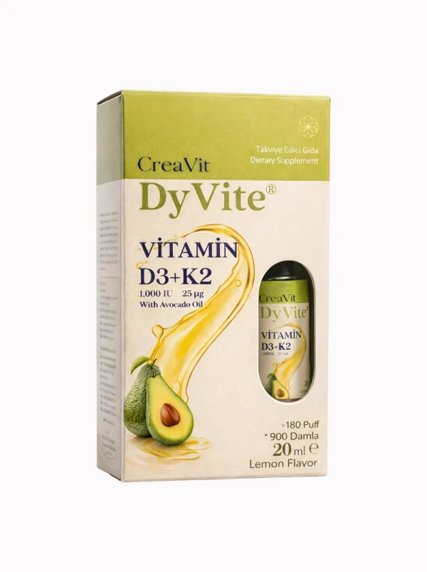 CreaVit DyVite 20 ml Avokado Yağlı D3K2 Ürün Görseli