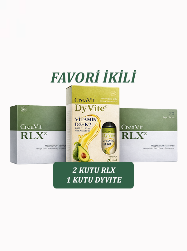 Favori İkili: CreaVit RLX + DyVite Kampanya Paketi (2 RLX + 1 DyVite)
