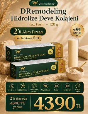 dremodeling hidrolize deve kolajeni toz form görseli