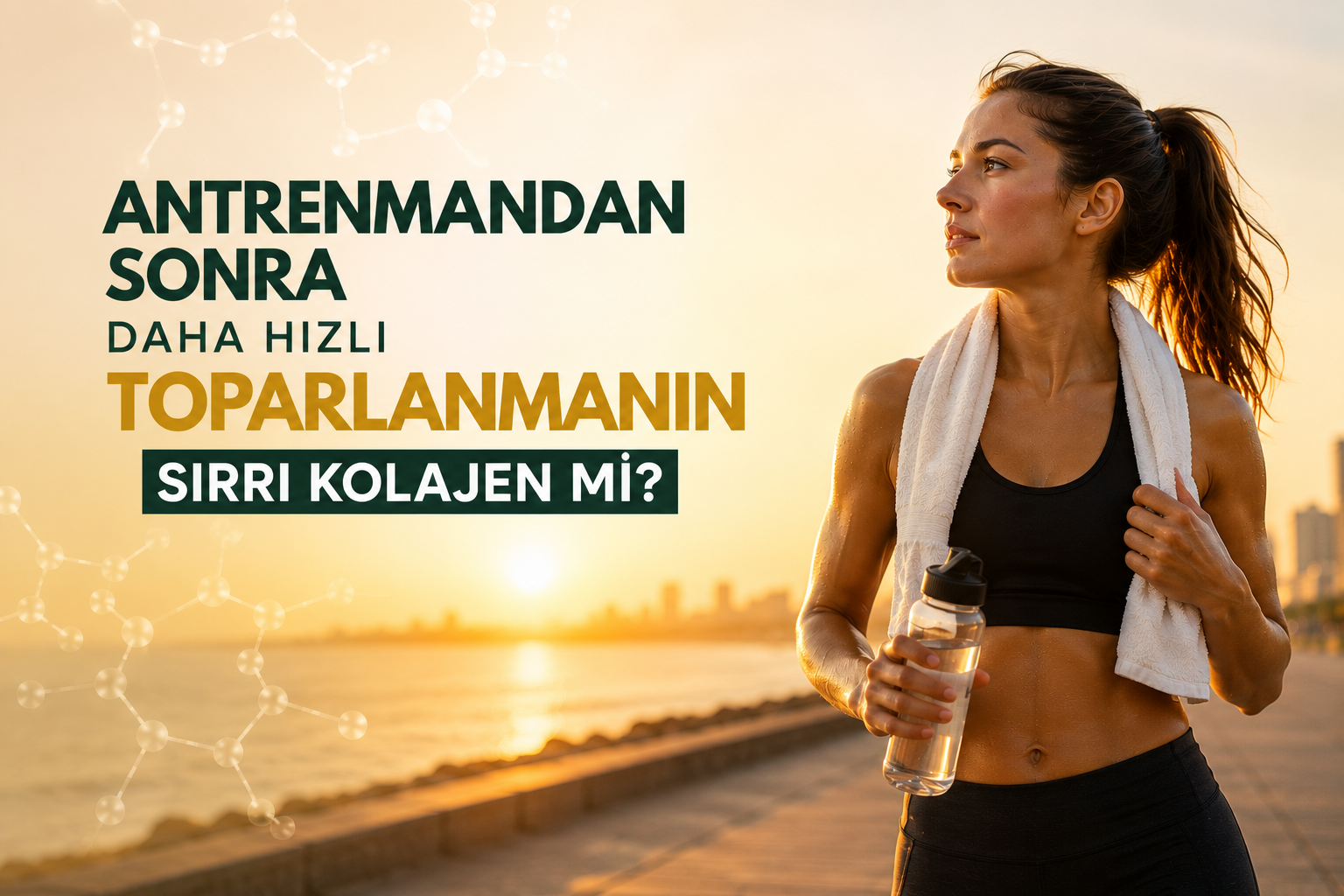 Yoğun egzersiz sonrası toparlanmada kolajen desteği ne işe yarayabilir? Bağ dokusu, tendon ve aktif yaşam üzerine bilimsel verileri inceleyin.